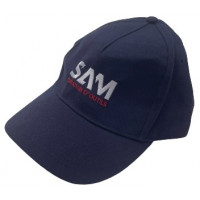 Gorra de algodón grueso SAM - logotipo bordado