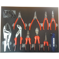 Conjunto de 196 herramientas para carro de herramientas SERVI-AMN-153