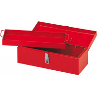 Caja de herramientas metálica 1 compartimento y 1 bandeja