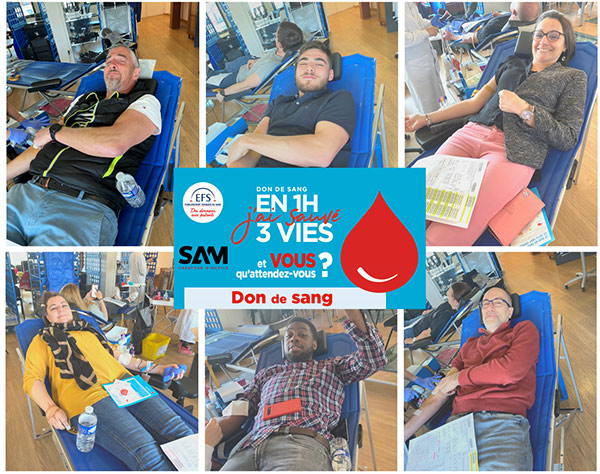 Donación de sangre Marzo 2022 | SAM Outillage